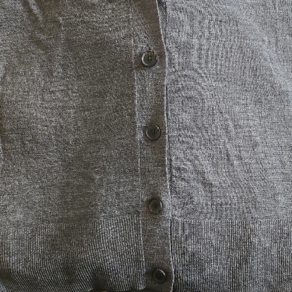 GAP Dark Gray Merino Wool Cardigan - Picture 3 of 3